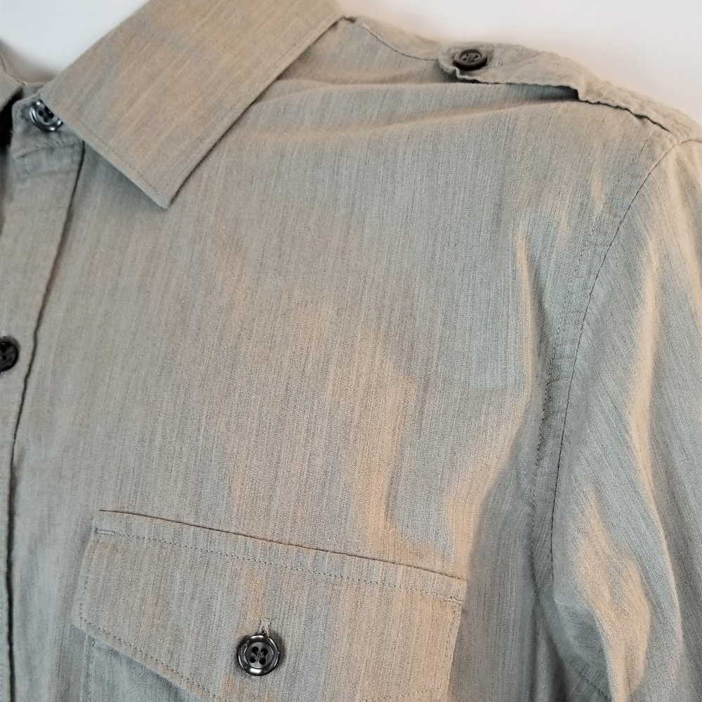 Men's Marc Anthony  Dove Gray Shirt M Slim Fit